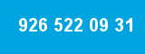 926 522 09 31 926 522 09 31